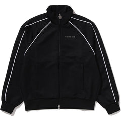 LINE CAMO JACQUARD METAL LOGO RELAXED FIT TRACK JACKET MENS