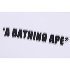 SPRAY PRINT BATHING APE LOGO RELAXED FIT TEE MENS