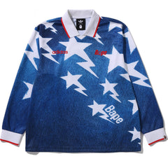 BAPE X ADIDAS LS STA JERSEY MENS