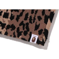 BAPE BY KAZUKI KURAISHI LEOPARD JACQUARD SHORTS MENS