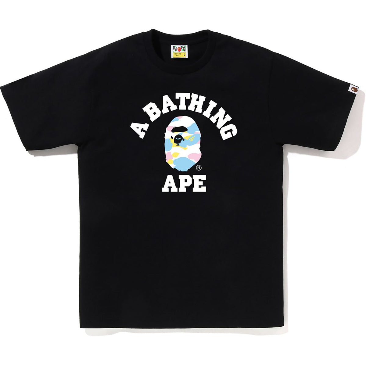 NEW MULTI CAMO COLLEGE TEE MENS